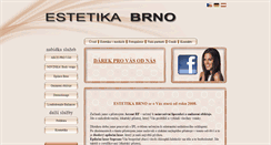 Desktop Screenshot of estetikabrno.cz
